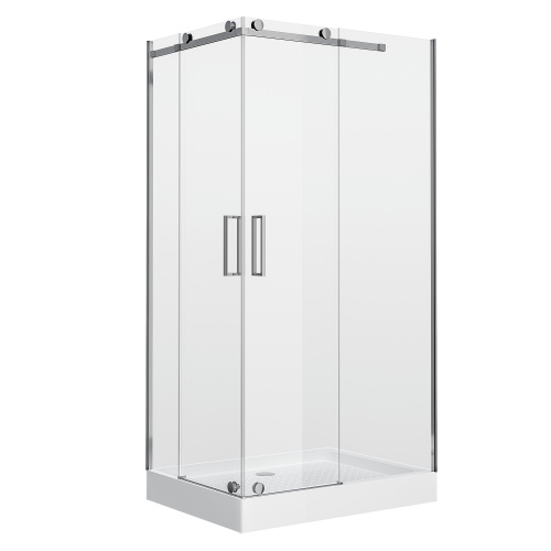 Душевой уголок Grossman Cosmo GR-1120R 120х90 стекло прозрачное профиль хром без поддона